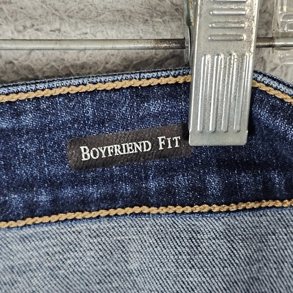 Judy Blue Boyfriend Fit Jeans Women's 18W Distressed Ripped Details JB82363MD-PL - Picture 8 of 11